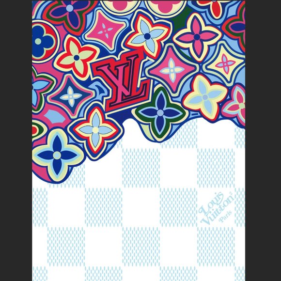 “LV in bloom” Luxury Designer Pop Art - 11 x 14 (PAXX025)